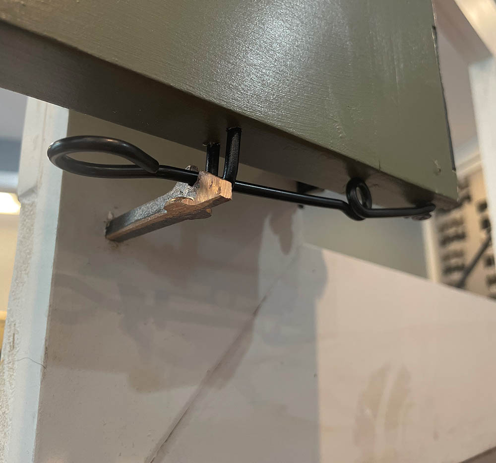 sping latch 1 Spring Latch Installed