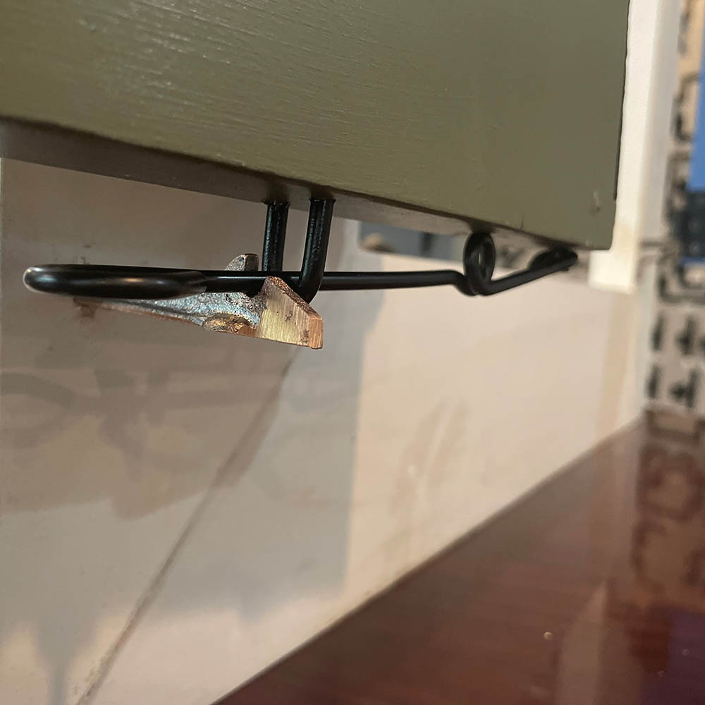 spring latch 2 Spring Latch Installed